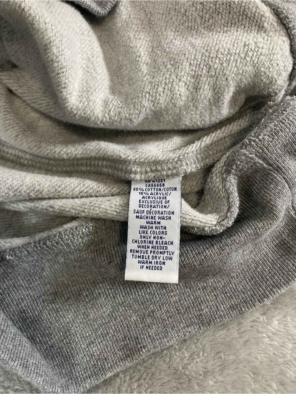 Polo Ralph Lauren Polo Bear USA Hoodie Grey Jersey Graphic Mens S/P urban Style
